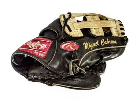 Miguel Cabrera Game Used Rookie Fielders Glove (PSA/DNA)